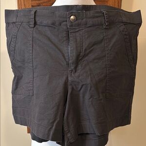 Toad&Co Charcoal Shorts with Pockets - size 14